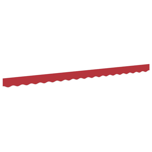 Markisenfranse Rot 3,8 x 0,2 m Segeltuch