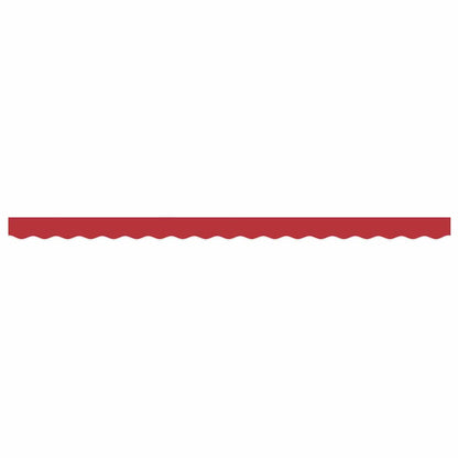 Markisenfranse Rot 3,8 x 0,2 m Segeltuch
