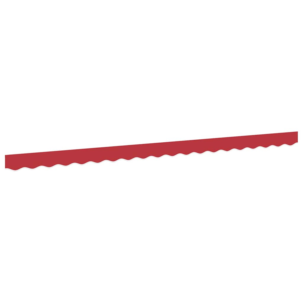 Markisenfranse Rot 4,3 x 0,2 m Segeltuch