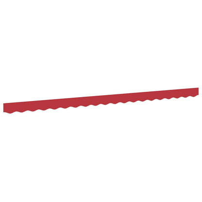 Markisenfranse Rot 4,3 x 0,2 m Segeltuch