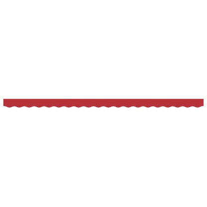 Markisenfranse Rot 4,3 x 0,2 m Segeltuch