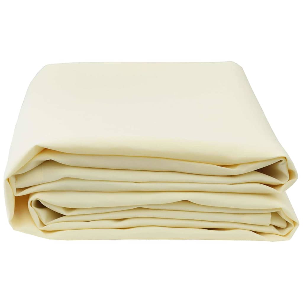 Markisen-Ersatzstoff Creme 10 x 1.6 m PE, Beton, Eisen