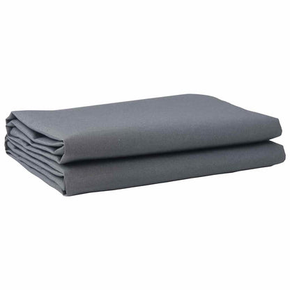 Markisen-Ersatzstoff Anthrazit 10 x 1.6 m PE, Beton, Eisen