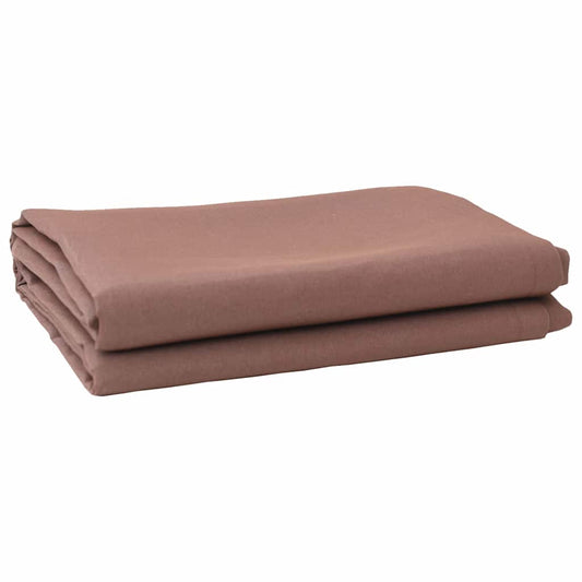 Markisen-Ersatzstoff Braun 10 x 1.6 m PE, Beton, Eisen