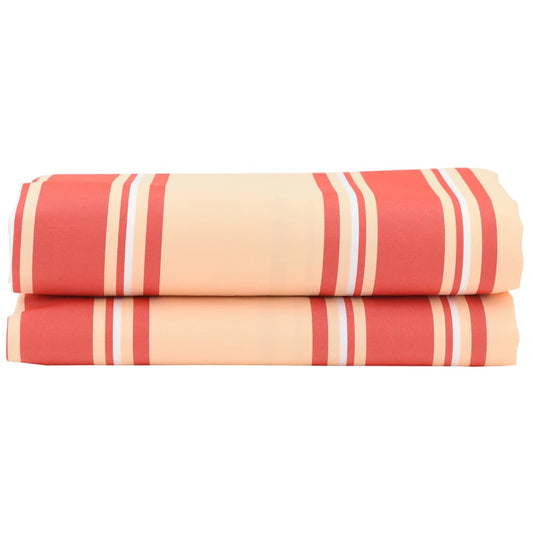 Markisen-Ersatzstoff Gelb, orange 10 x 1.6 m PE, Beton, Eisen