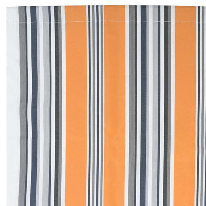 Markisen-Ersatzstoff Blau, orange 10 x 1.6 m PE, Beton, Eisen