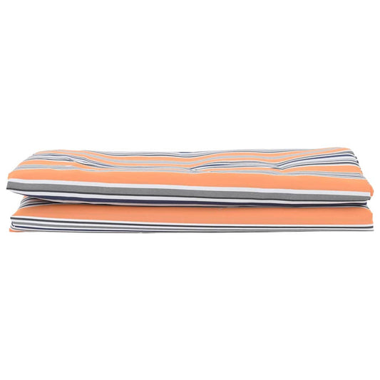 Markisen-Ersatzstoff Blau, orange 10 x 1.6 m PE, Beton, Eisen