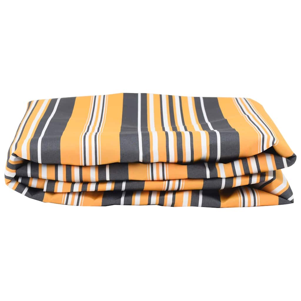 Markisen-Ersatzstoff gelb und grau 10 x 1,6 m Stoff