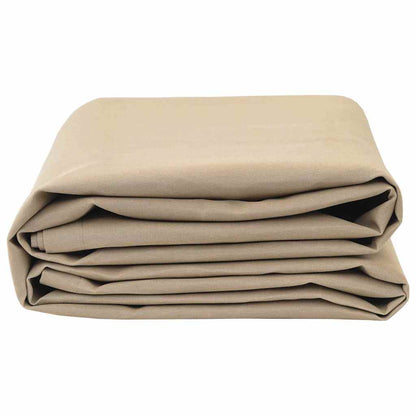 Markisen-Ersatzstoff Beige 10 x 1.6 m PE, Beton, Eisen