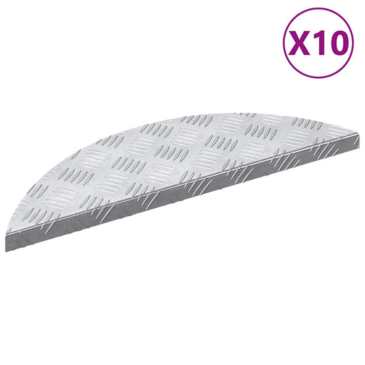 Rautenscheiben 10 pcs Silber 60 x 18 cm Aluminium