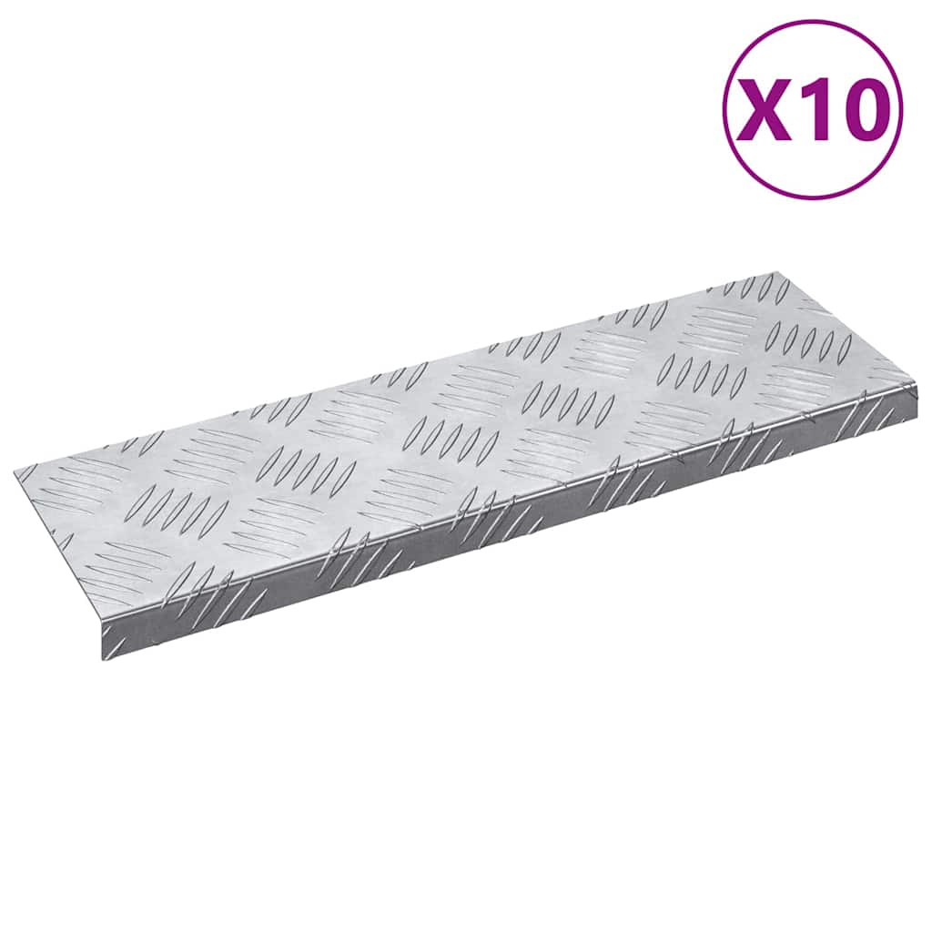 Rautenscheiben 10 pcs Silber 60 x 18 cm Aluminium