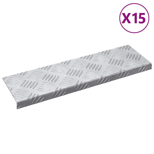 Rautenscheiben 15 pcs Silber 60 x 18 cm Aluminium