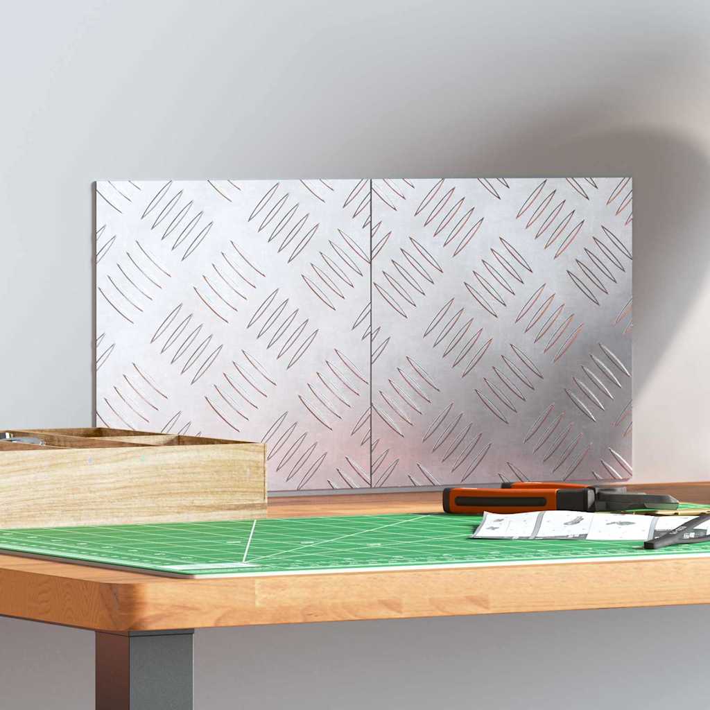 Rautenscheiben 2 pcs Silber 20 x 20 cm Aluminium