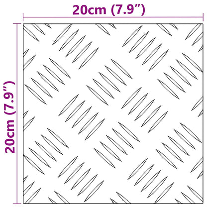 Rautenscheiben 2 pcs Silber 20 x 20 cm Aluminium