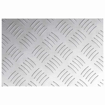 Rautenscheiben 4 pcs Silber 30 x 20 cm Aluminium