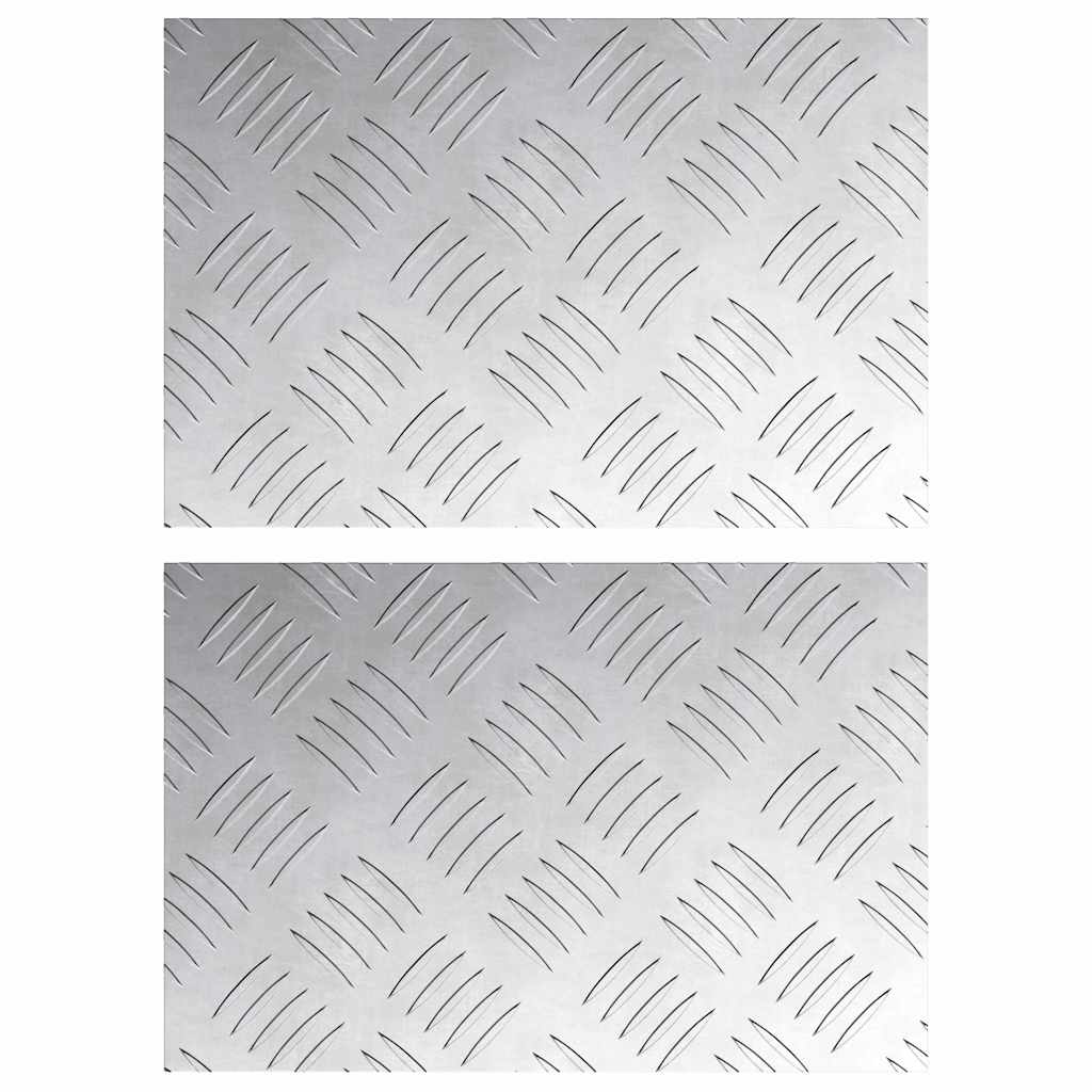 Rautenscheiben 2 pcs Silber 30 x 20 cm Aluminium