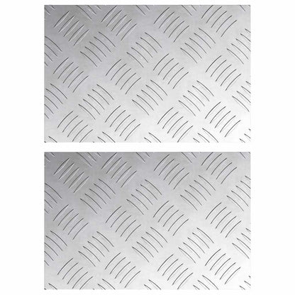 Rautenscheiben 2 pcs Silber 30 x 20 cm Aluminium