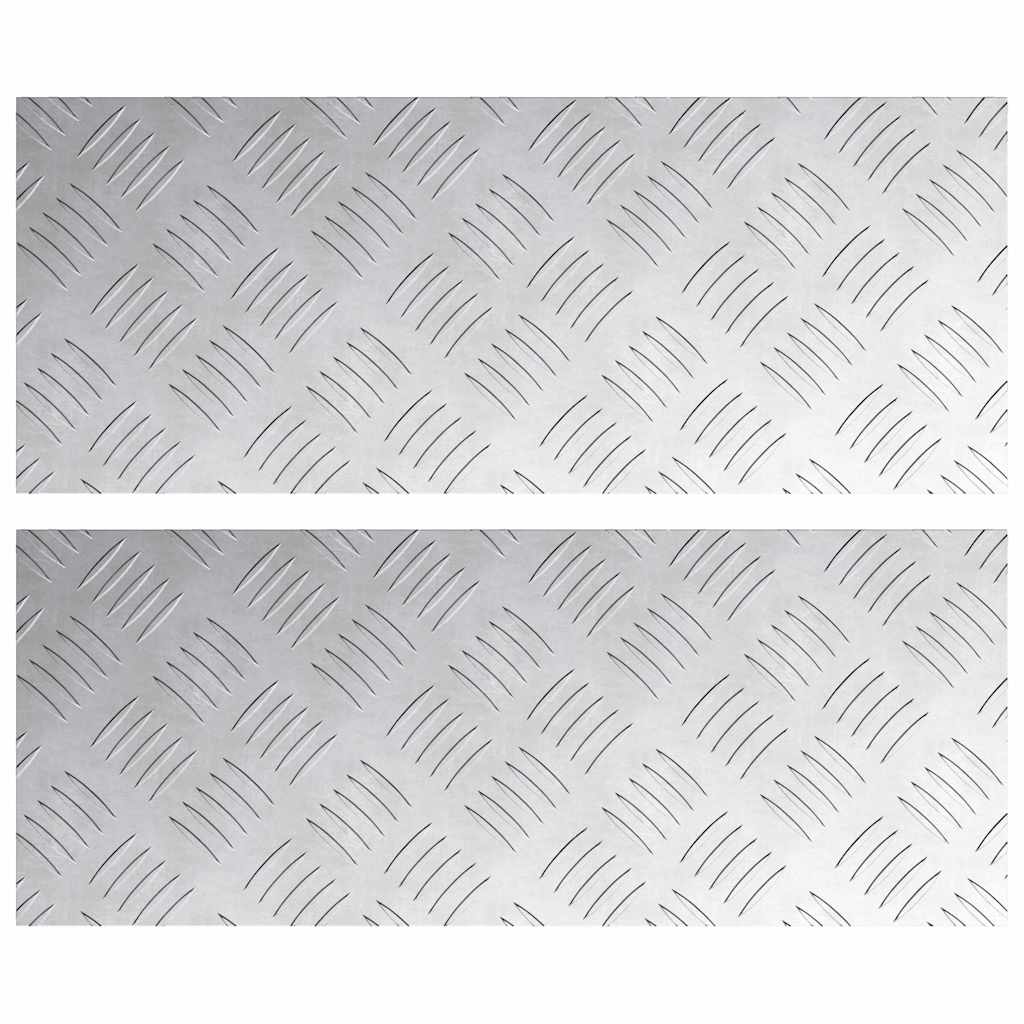 Rautenscheiben 2 pcs Silber 50 x 20 cm Aluminium