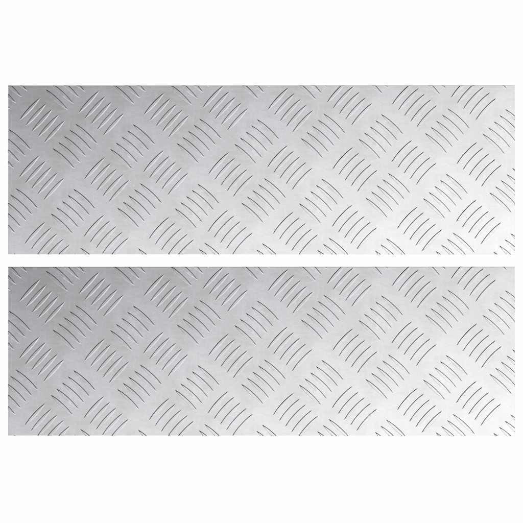 Rautenscheiben 2 pcs Silber 60 x 20 cm Aluminium
