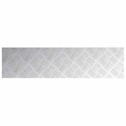 Rautenscheiben 4 pcs Silber 80 x 20 cm Aluminium