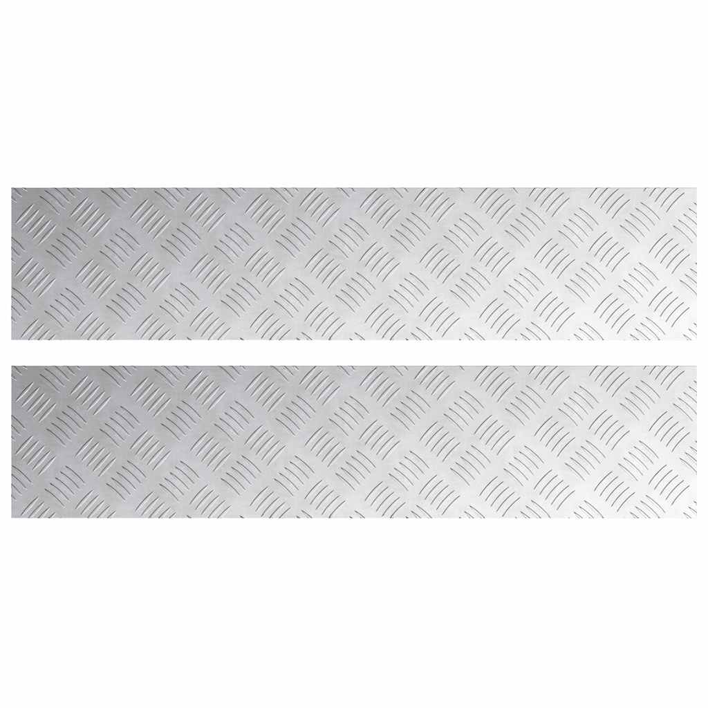 Rautenscheiben 2 pcs Silber 90 x 20 cm Aluminium
