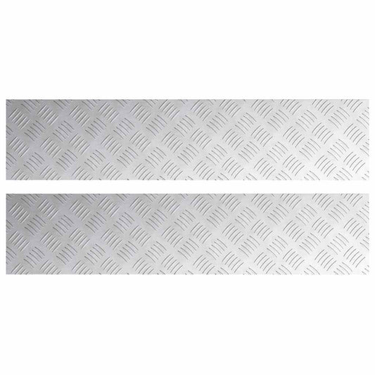 Rautenscheiben 2 pcs Silber 90 x 20 cm Aluminium
