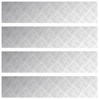 Rautenscheiben 4 pcs Silber 90 x 20 cm Aluminium