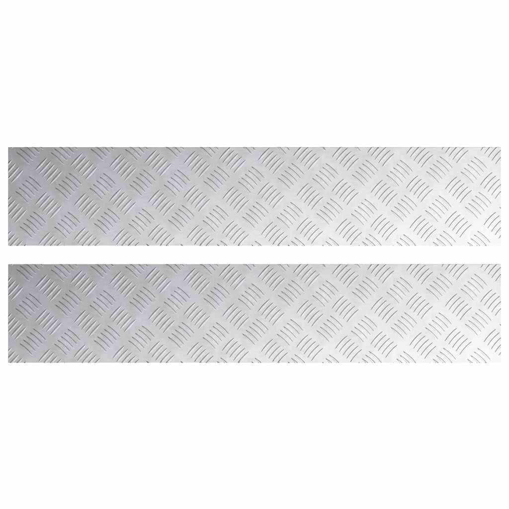Rautenscheiben 2 pcs Silber 100 x 20 cm Aluminium