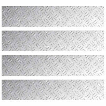 Rautenscheiben 4 pcs Silber 100 x 20 cm Aluminium