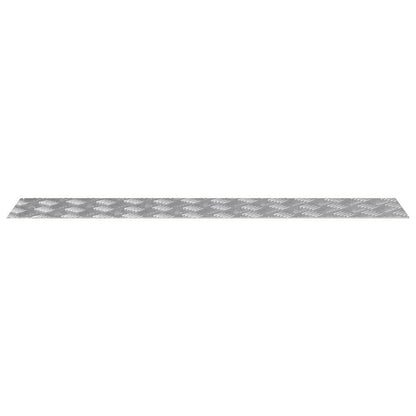 Rautenscheiben 4 pcs Silber 100 x 20 cm Aluminium