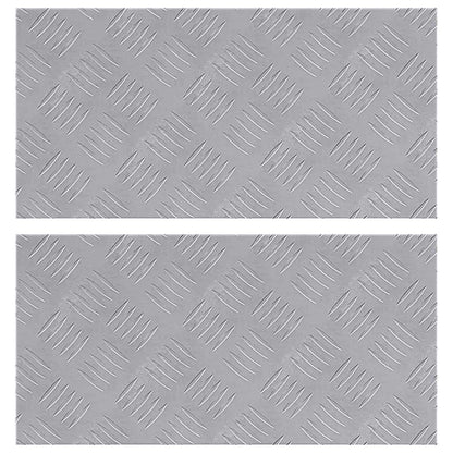 Rautenscheiben 2 pcs Silber 50 x 25 cm Aluminium
