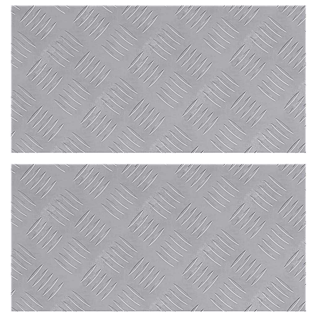 Rautenscheiben 2 pcs Silber 50 x 25 cm Aluminium