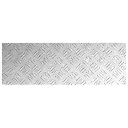 Rautenscheiben 4 pcs Silber 75 x 25 cm Aluminium