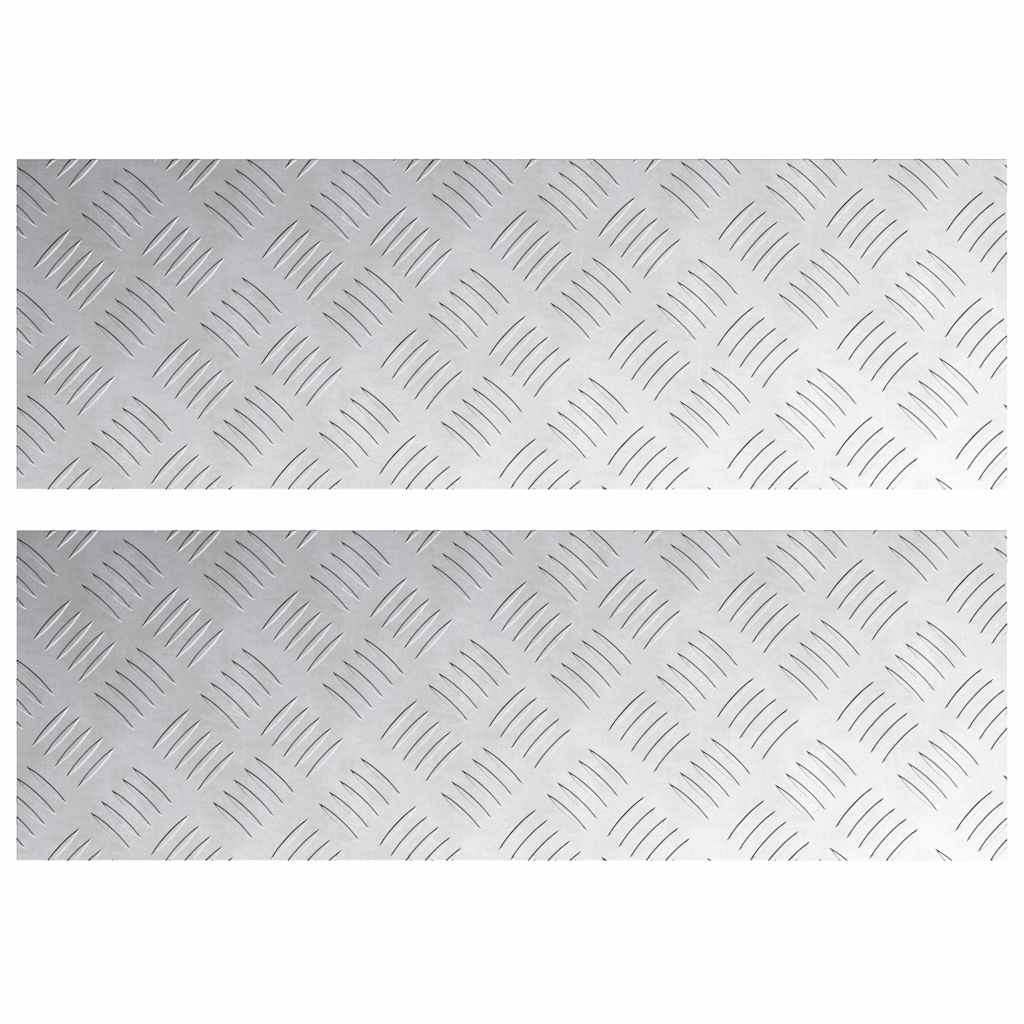 Rautenscheiben 2 pcs Silber 75 x 25 cm Aluminium