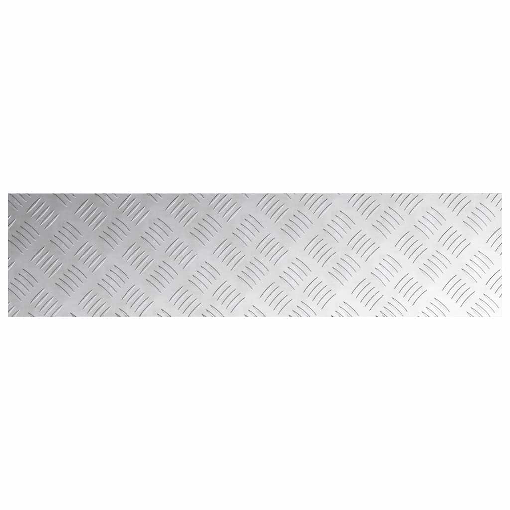 Rautenscheiben 4 pcs Silber 100 x 25 cm Aluminium