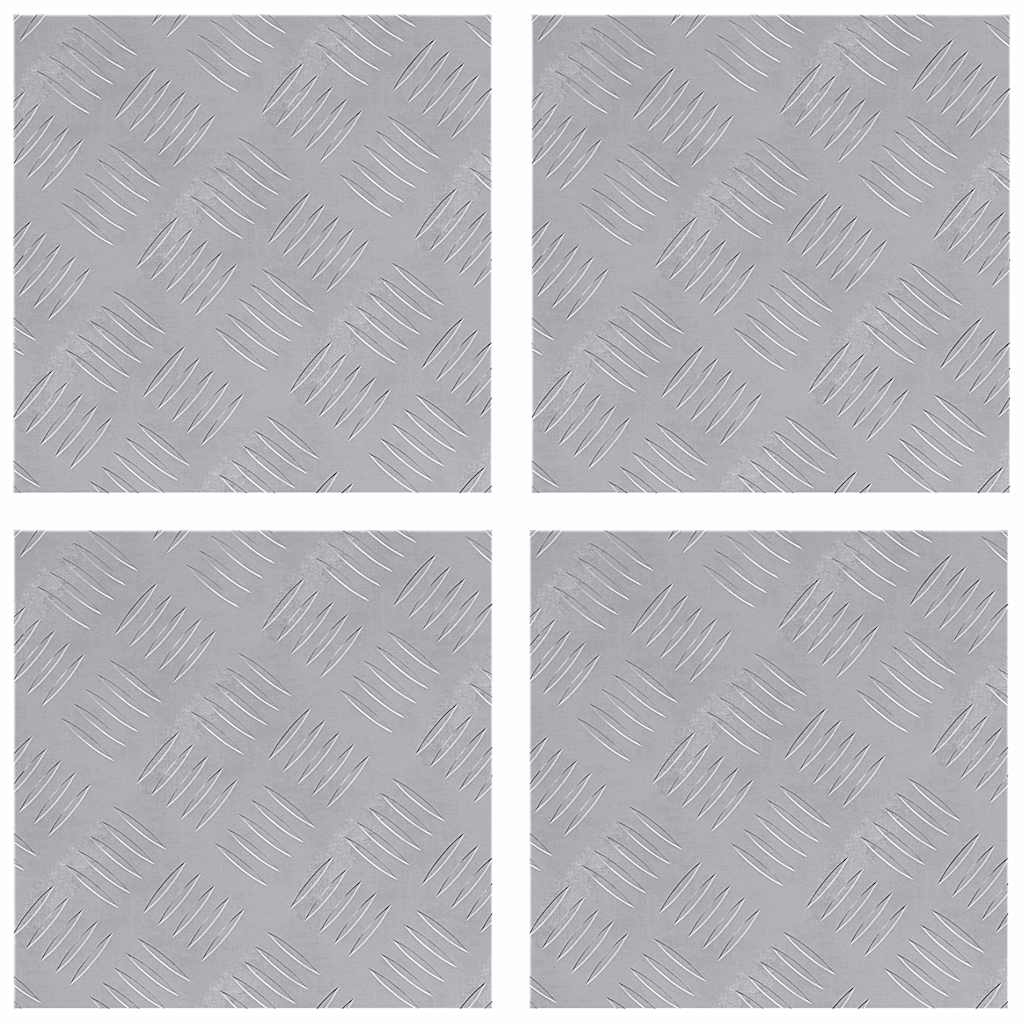 Rautenscheiben 4 pcs Silber 30 x 30 cm Aluminium