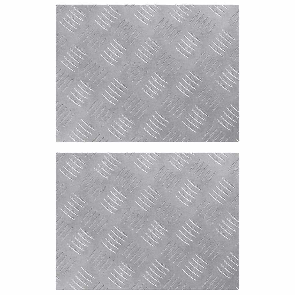 Rautenscheiben 2 pcs Silber 40 x 30 cm Aluminium