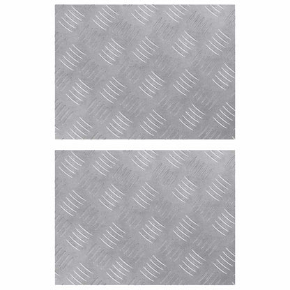 Rautenscheiben 2 pcs Silber 40 x 30 cm Aluminium