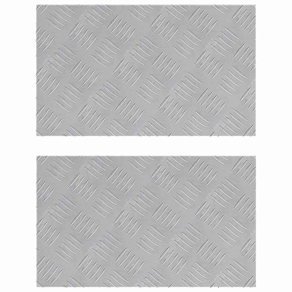 Rautenscheiben 2 pcs Silber 50 x 30 cm Aluminium