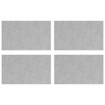 Rautenscheiben 4 pcs Silber 50 x 30 cm Aluminium