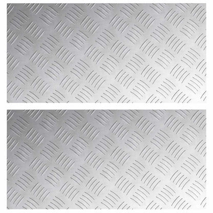 Rautenscheiben 2 pcs Silber 60 x 30 cm Aluminium