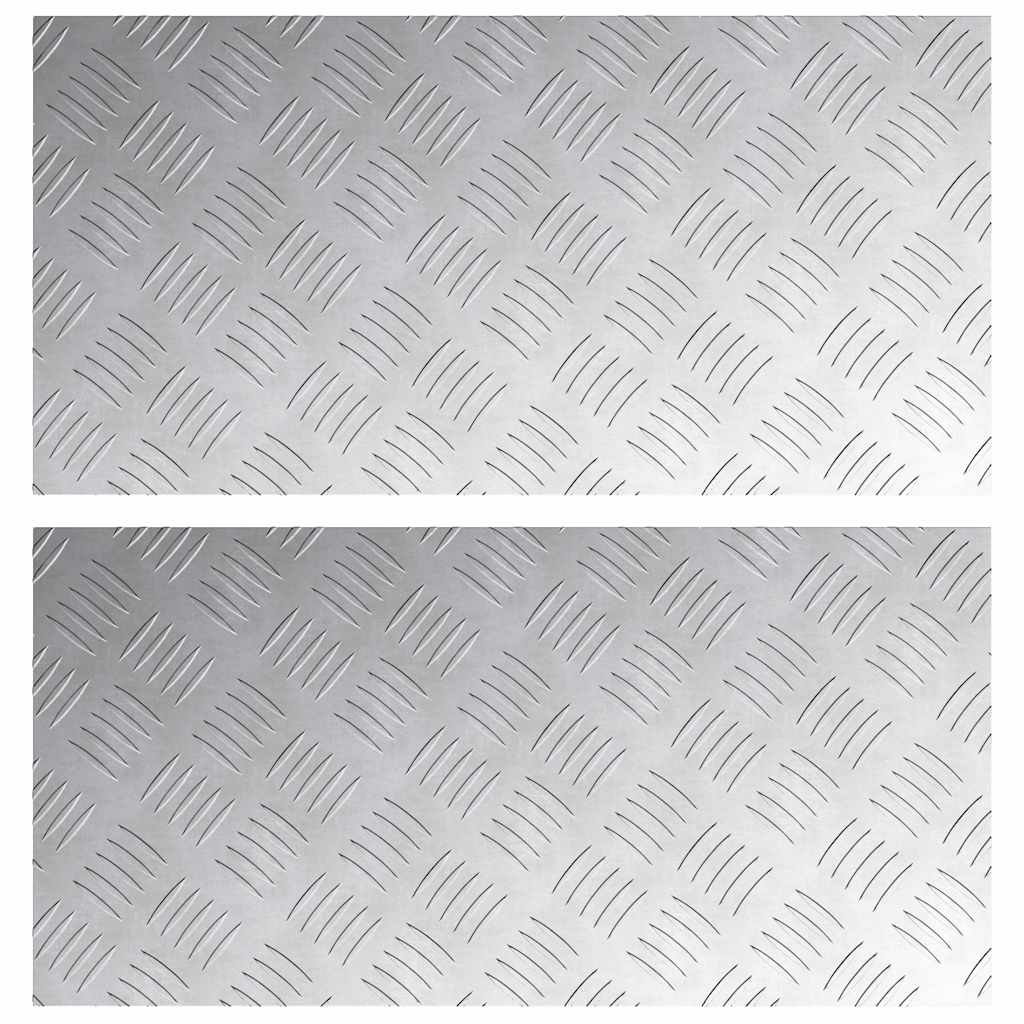 Rautenscheiben 2 pcs Silber 60 x 30 cm Aluminium