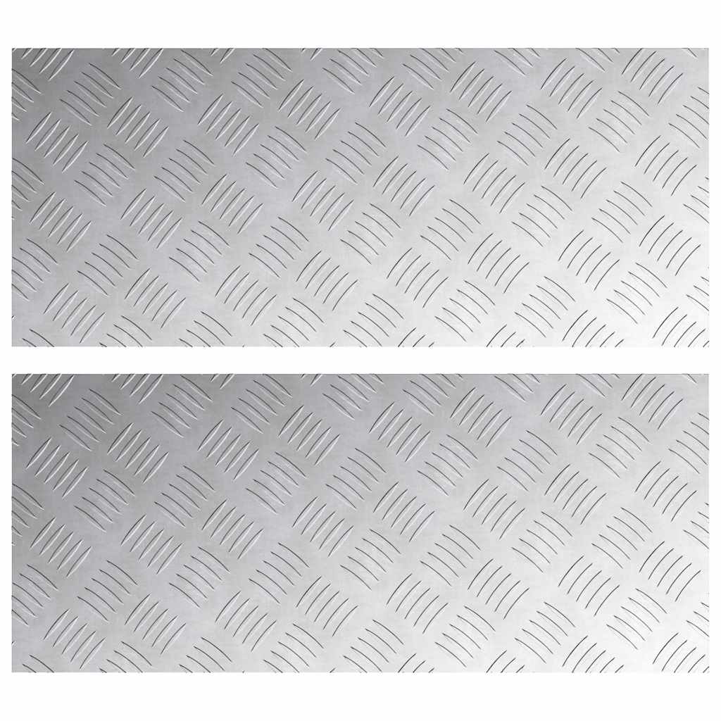 Rautenscheiben 2 pcs Silber 70 x 30 cm Aluminium