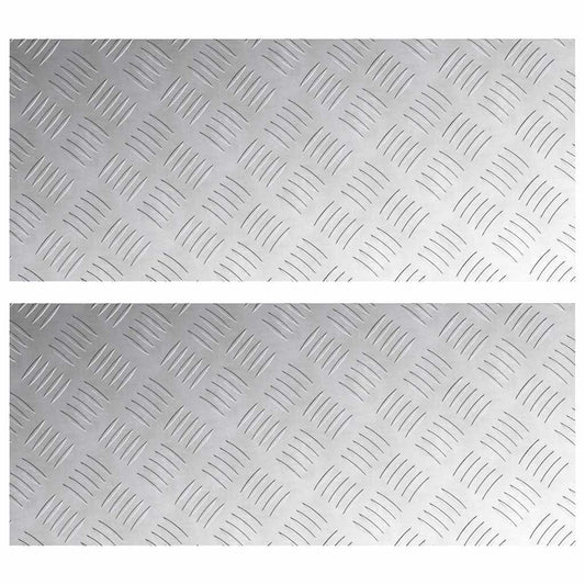 Rautenscheiben 2 pcs Silber 70 x 30 cm Aluminium