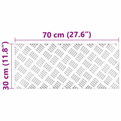 Rautenscheiben 2 pcs Silber 70 x 30 cm Aluminium