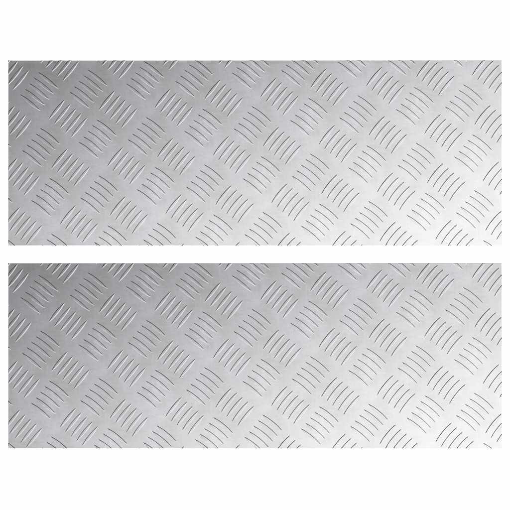 Rautenscheiben 2 pcs Silber 80 x 30 cm Aluminium