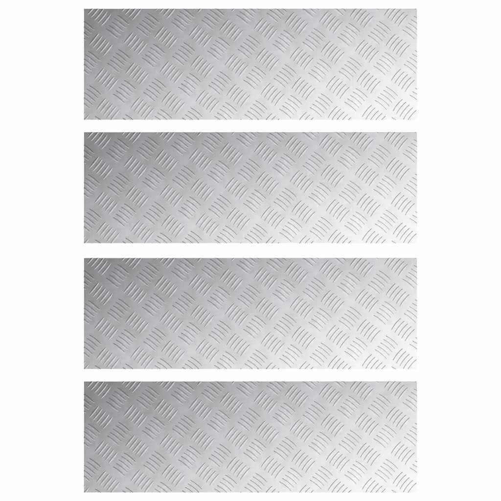 Rautenscheiben 4 pcs Silber 90 x 30 cm Aluminium