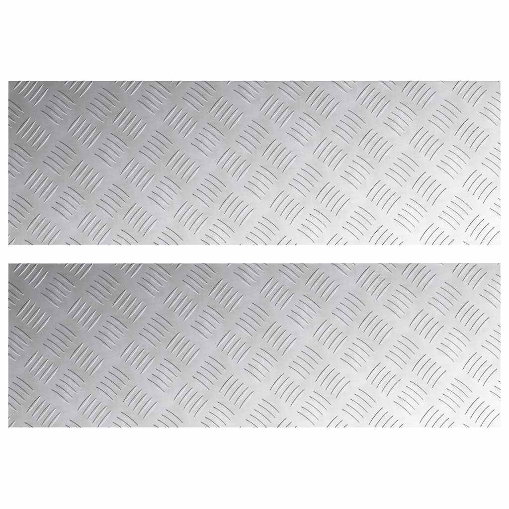 Rautenscheiben 2 pcs Silber 90 x 30 cm Aluminium