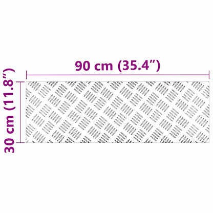 Rautenscheiben 2 pcs Silber 90 x 30 cm Aluminium