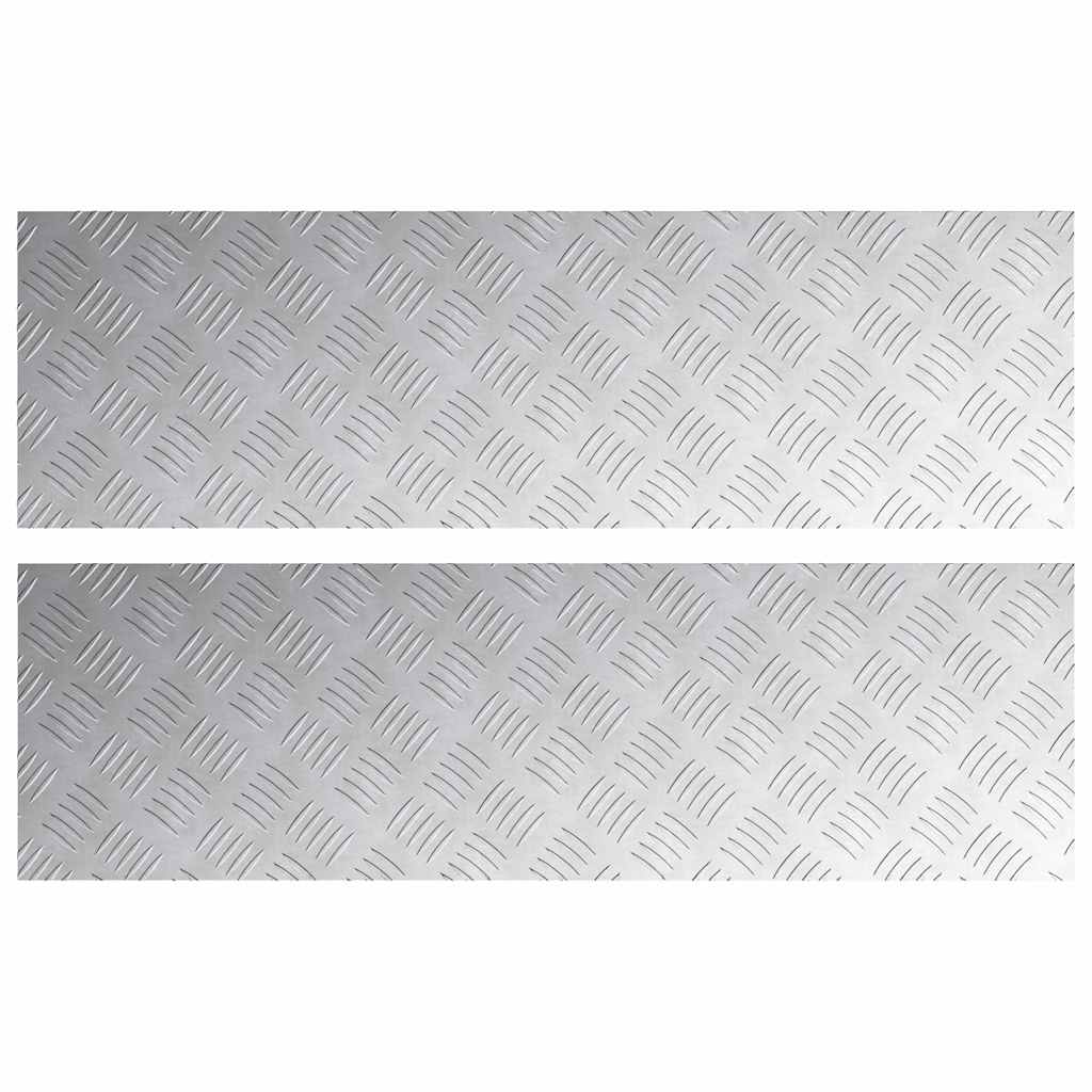 Rautenscheiben 2 pcs Silber 100 x 30 cm Aluminium